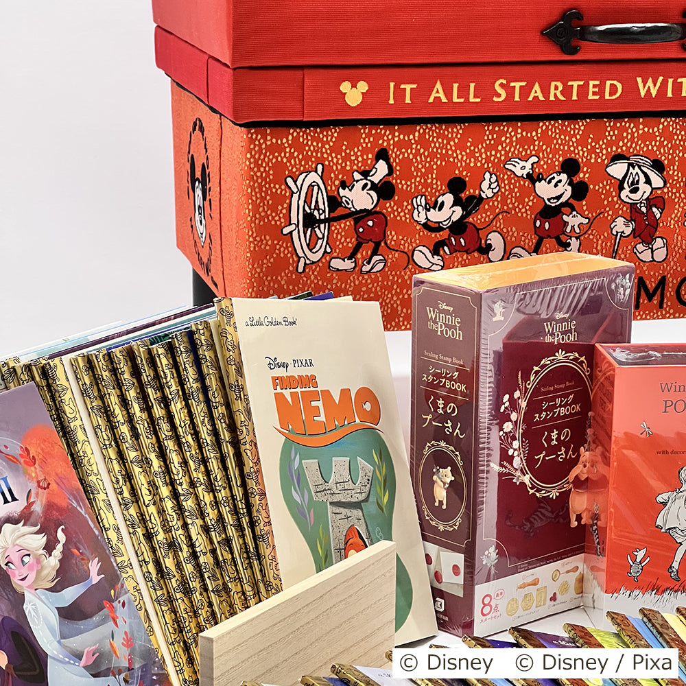 Disney ディズニー茶箱 LIBRARYin Nishijin Chabako