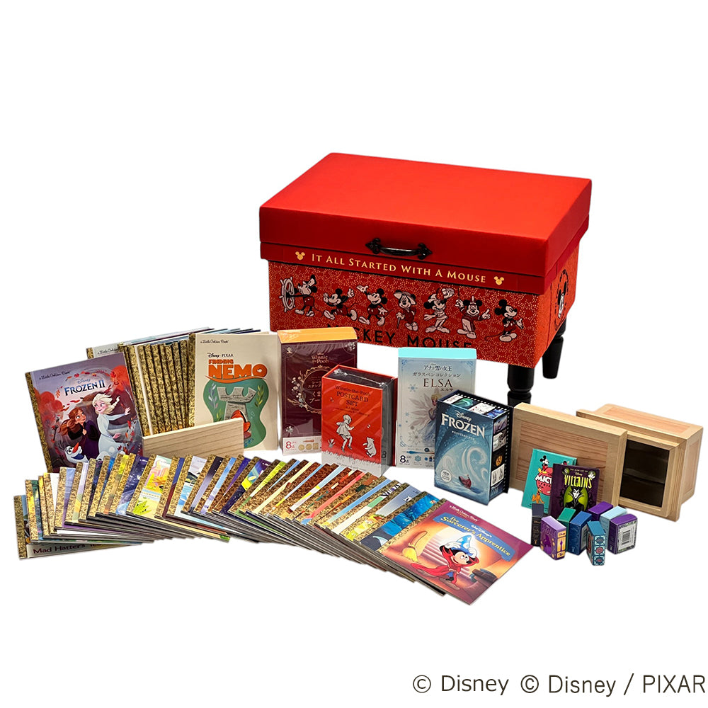 Disney ディズニー茶箱 LIBRARYin Nishijin Chabako