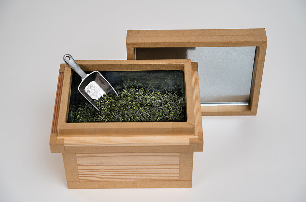 茶箱 15K 収納ボックス 中サイズ 防虫防湿 保存容器 日本製 ナチュラル シンプル 木箱 インテリア茶箱キット