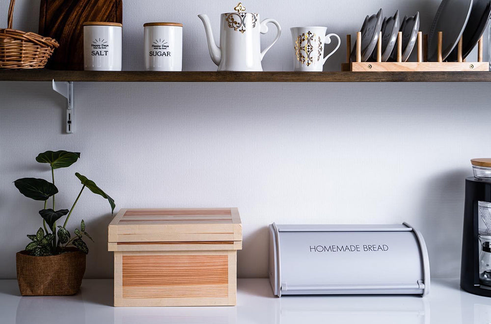 茶箱 15K 収納ボックス 中サイズ 防虫防湿 保存容器 日本製 ナチュラル シンプル 木箱 インテリア茶箱キット