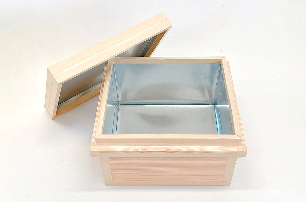茶箱 Nori-M 収納ボックス 卓上サイズ 防虫防湿 保存容器 日本製 ナチュラル シンプル 木箱 インテリア茶箱キット