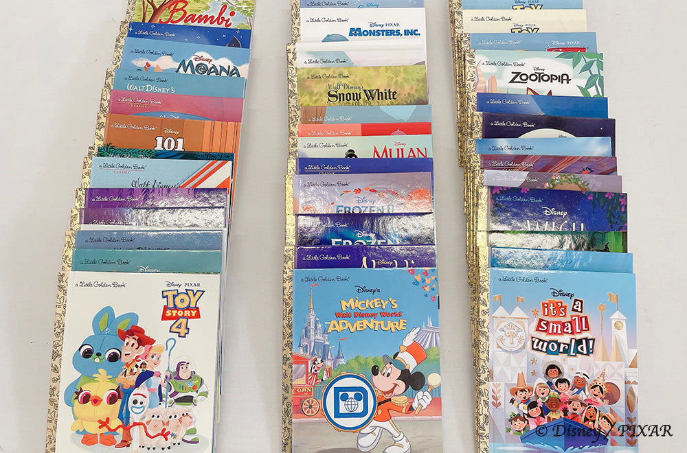 Disney ディズニー茶箱「Disney All Time Classics and Latest Favorites」蘭字ラベル茶箱 絵本 収納ボックス