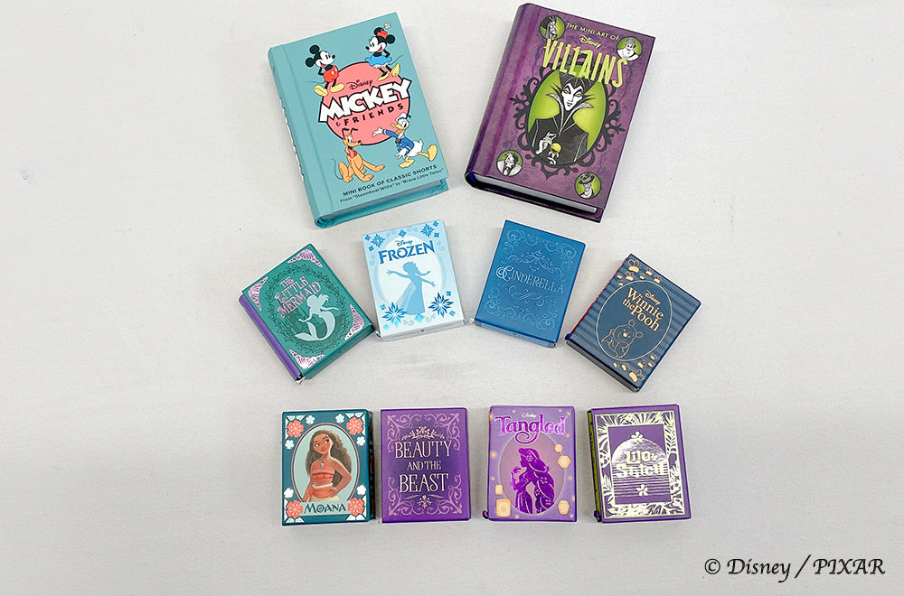 Disney ディズニー茶箱「Disney BIG HISTORY in TINY BOX」蘭字ラベル茶箱 絵本 収納ボックス
