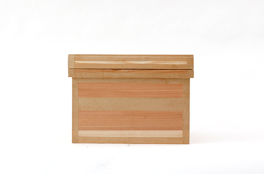 茶箱 10K 収納ボックス 中サイズ 防虫防湿 保存容器 日本製 ナチュラル シンプル 木箱 インテリア茶箱キット