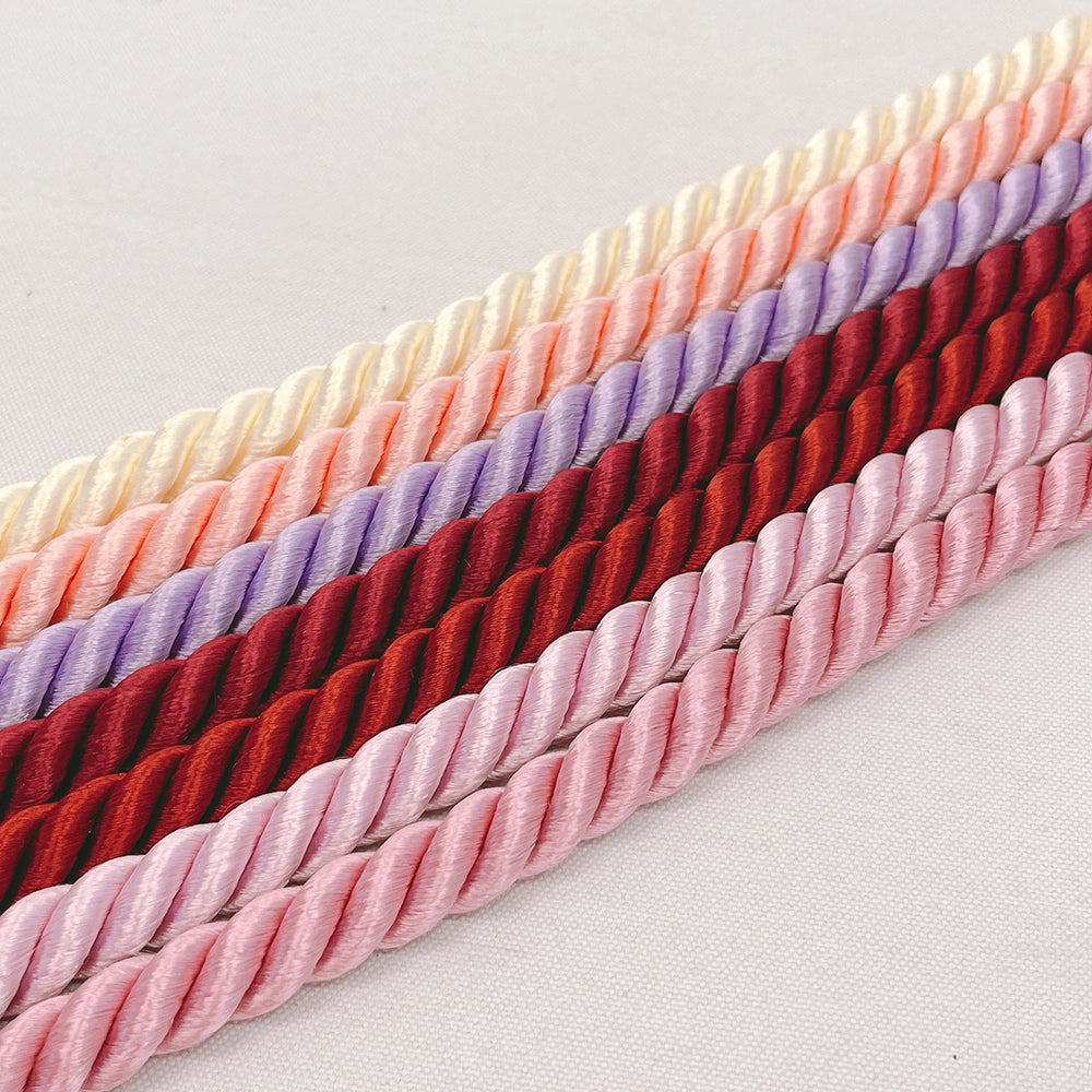 ロープ 紐 ハンドメイド 手芸 材料 素材 パーツ ヘアアクセサリー レーヨン ツイストコード TRIMCO トリムコ / 10cm ※50cm(個数5)以上10cm単位でご購入下さい