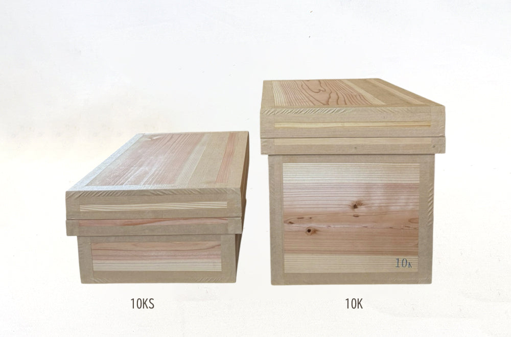 茶箱 10K 収納ボックス 中サイズ 防虫防湿 保存容器 日本製 ナチュラル シンプル 木箱 インテリア茶箱キット
