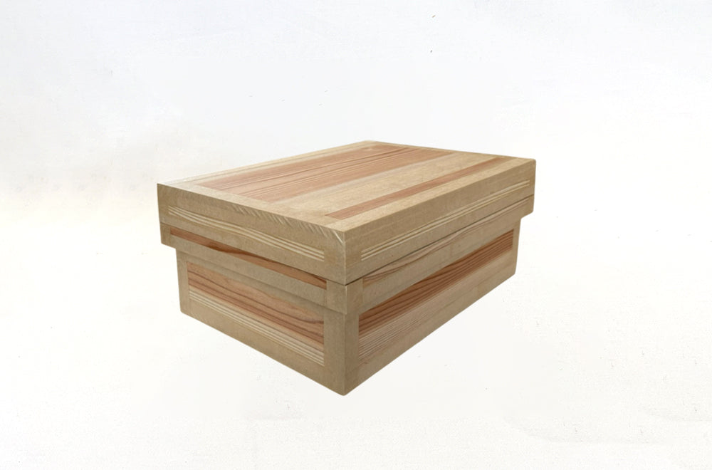 茶箱 10KS 収納ボックス 中サイズ 防虫防湿 保存容器 日本製 ナチュラル シンプル 木箱 インテリア茶箱キット