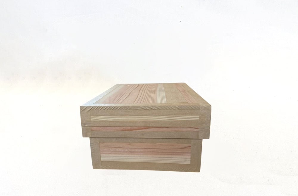 茶箱 10KS 収納ボックス 中サイズ 防虫防湿 保存容器 日本製 ナチュラル シンプル 木箱 インテリア茶箱キット