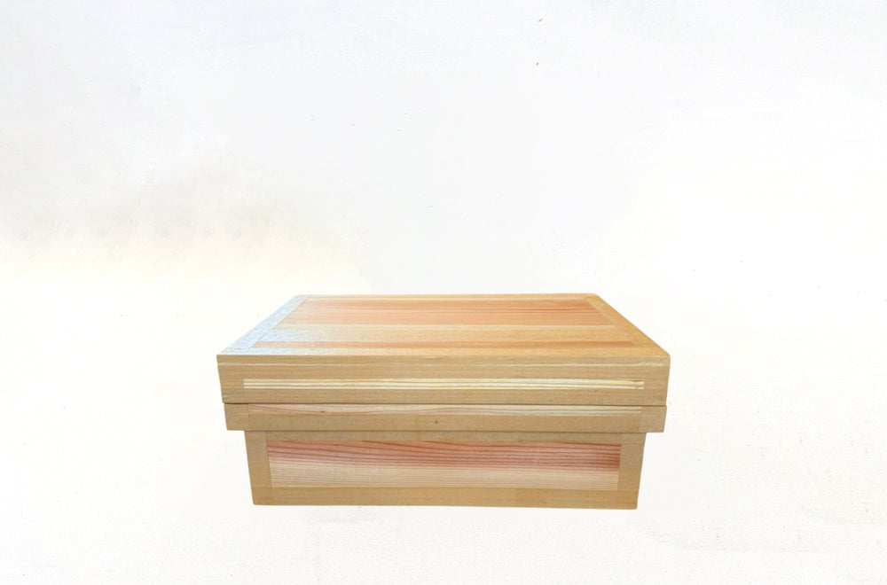 茶箱 10KS 収納ボックス 中サイズ 防虫防湿 保存容器 日本製 ナチュラル シンプル 木箱 インテリア茶箱キット