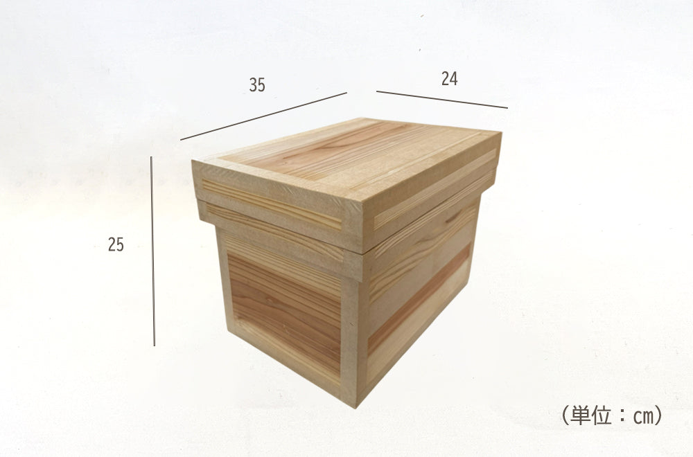 茶箱 5K 収納ボックス 小サイズ 防虫防湿 保存容器 日本製 ナチュラル シンプル 木箱 インテリア茶箱キット