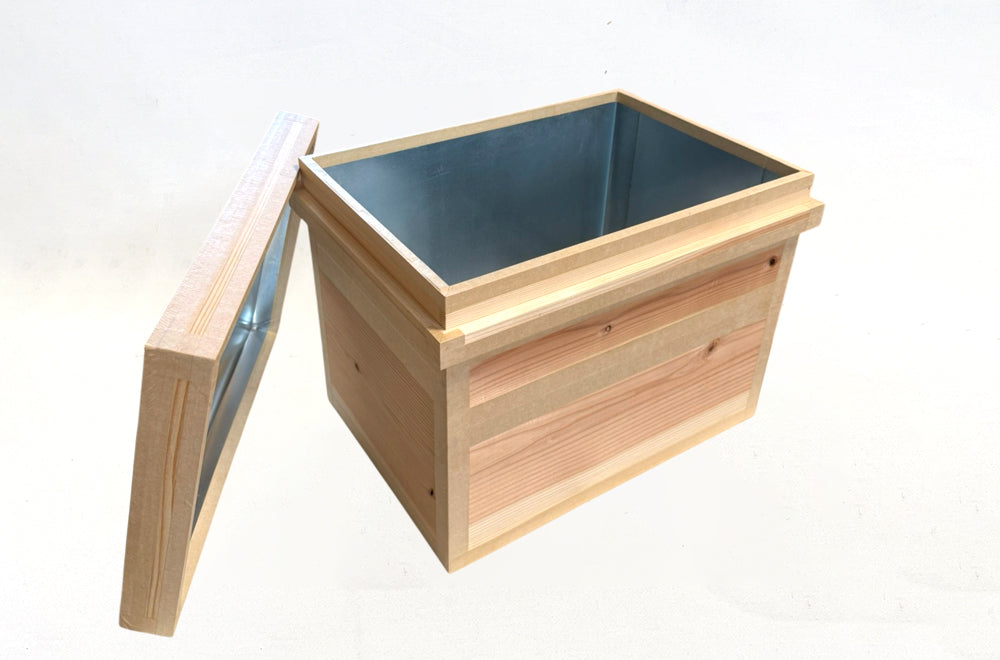 茶箱 15K 収納ボックス 中サイズ 防虫防湿 保存容器 日本製 ナチュラル シンプル 木箱 インテリア茶箱キット