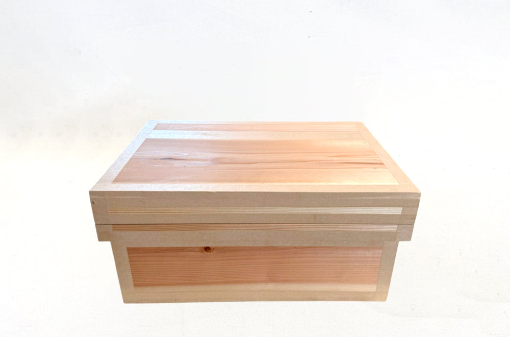 茶箱 20KS 収納ボックス 中サイズ 防虫防湿 保存容器 日本製 ナチュラル シンプル 木箱 インテリア茶箱キット