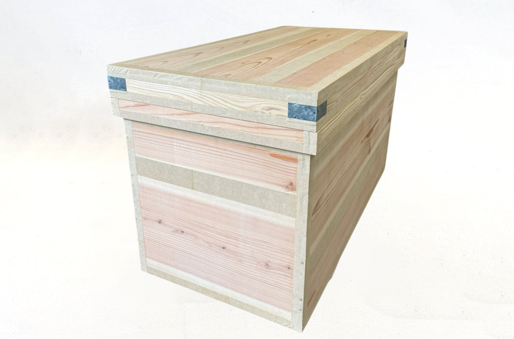 茶箱 60K 収納ボックス 特大サイズ 防虫防湿 保存容器 日本製 ナチュラル シンプル 木箱 インテリア茶箱キット