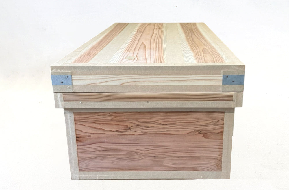 茶箱 60KS 収納ボックス ベンチサイズ 防虫防湿 保存容器 日本製 ナチュラル シンプル 木箱 インテリア茶箱キット