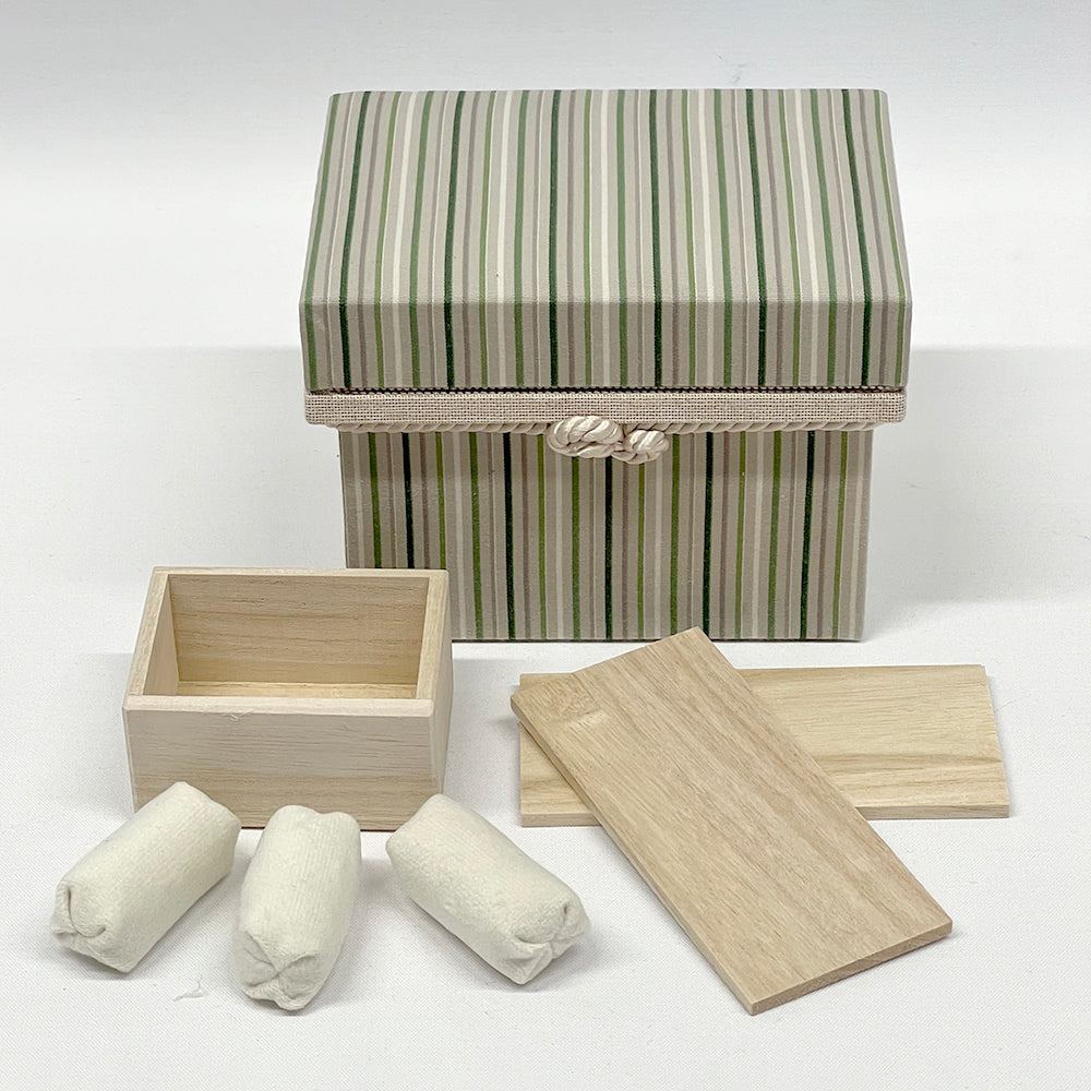 ミニ桐茶箱用 内箱・リングクッション・脚