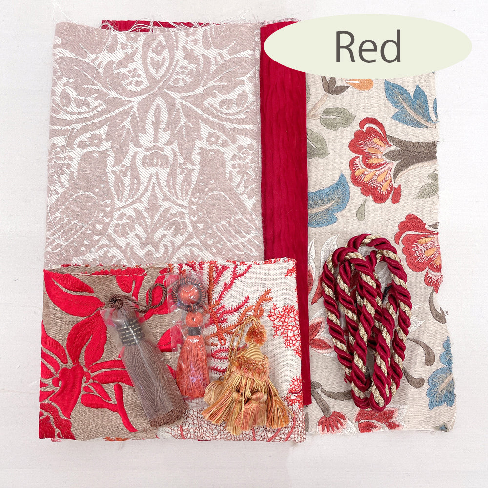 【お楽しみ福袋】モリス入りミニ生地・タッセルセット 5種