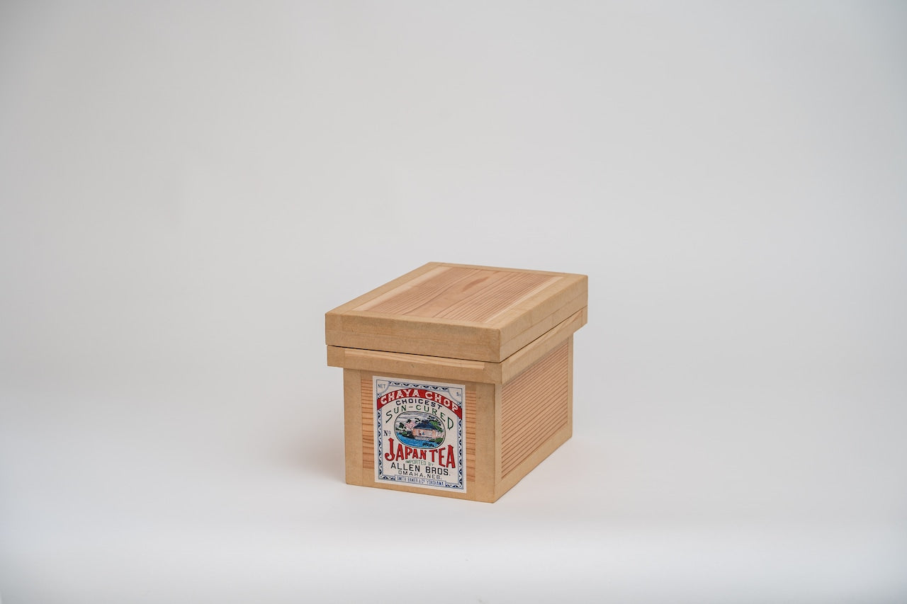 蘭字茶箱 「CYAYACHOP」収納ボックス 防虫防湿 保存容器 日本製 ナチュラル シンプル 木箱 インテリア