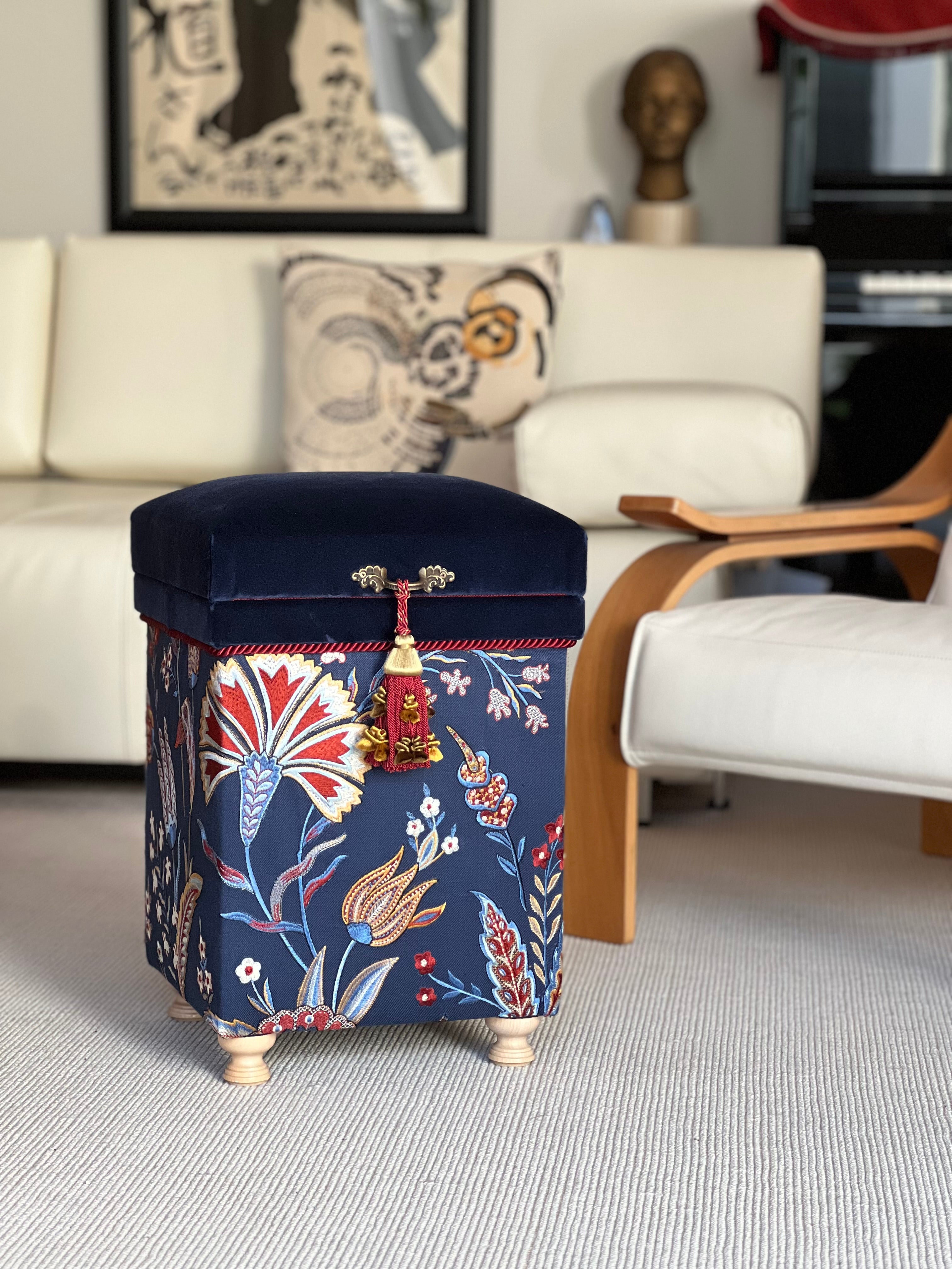 インテリア茶箱 STOOL型 ManuelCanovas 「Siki Terre de Sienne」