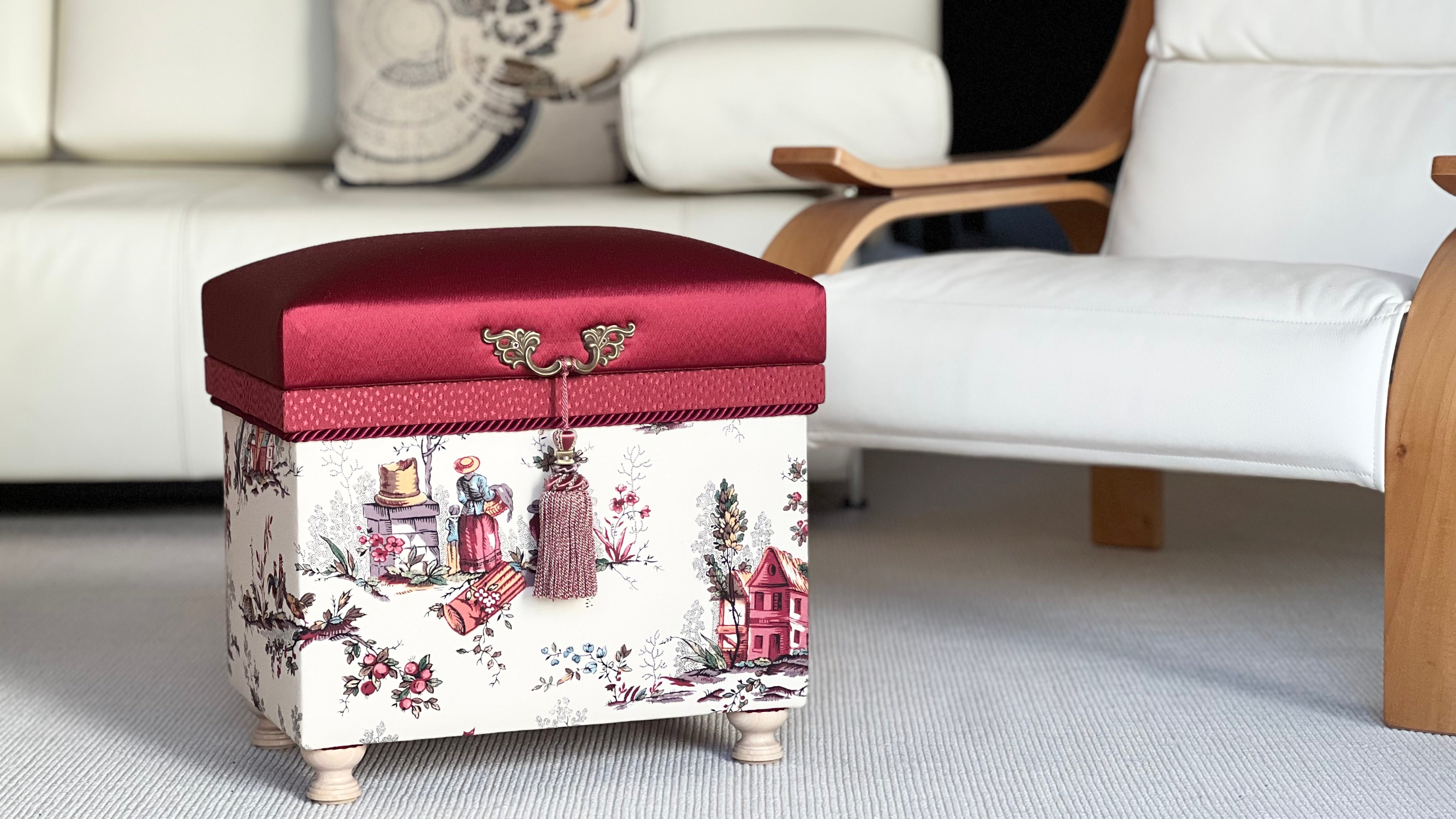 インテリア茶箱 10K型 BRAQUNIE SCENES DE CAMPAGNE