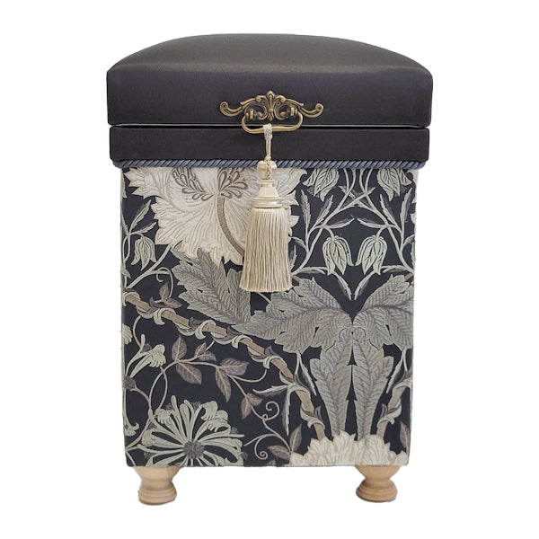 インテリア茶箱STOOL William Morris Pure Morris 「Honeysuckle&Tulip」