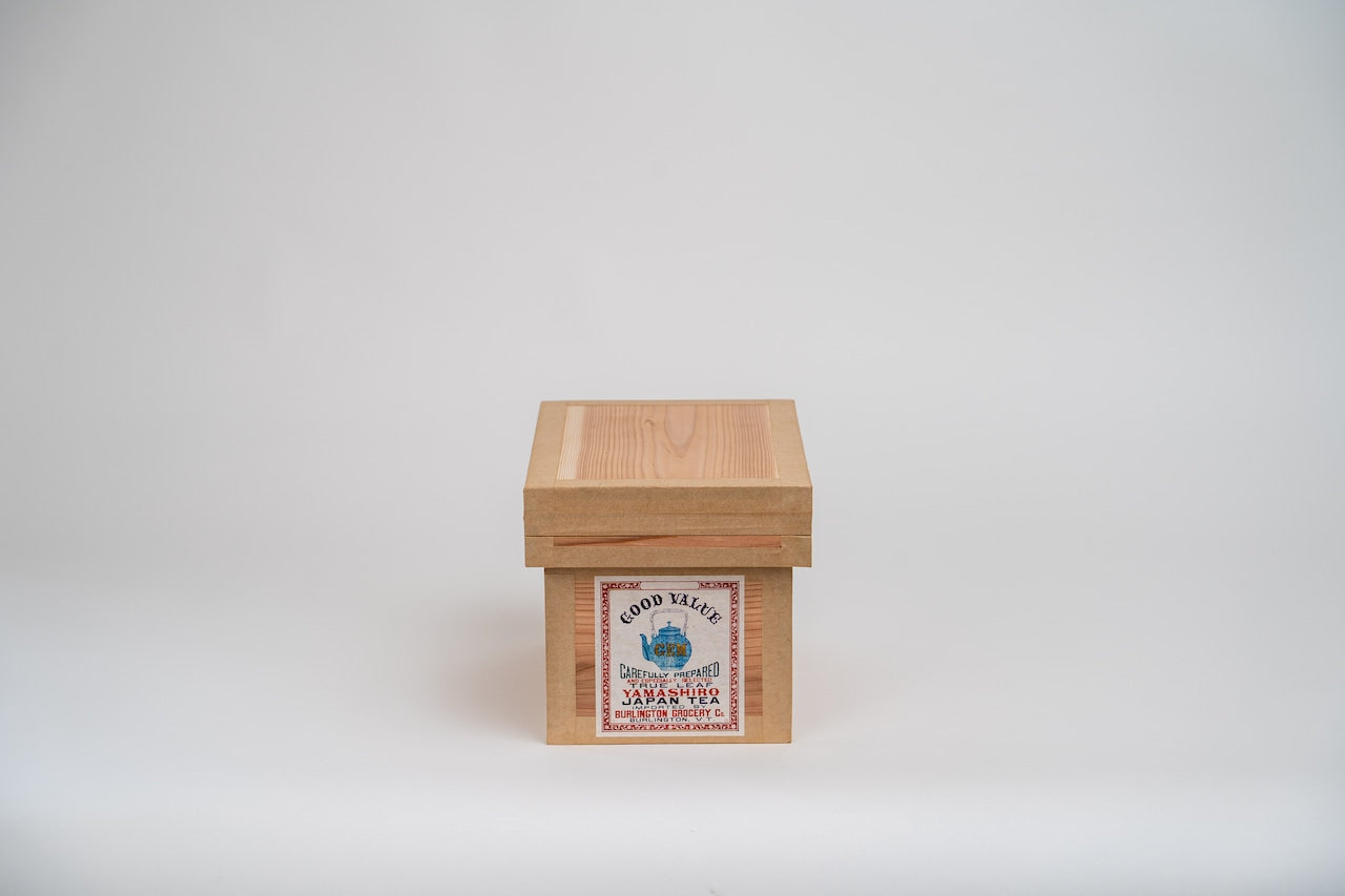 蘭字茶箱 「GOODVALUE」収納ボックス 防虫防湿 保存容器 日本製 ナチュラル シンプル 木箱 インテリア