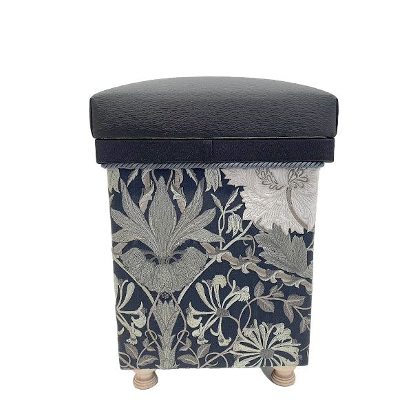 インテリア茶箱STOOL William Morris Pure Morris 「Honeysuckle&Tulip」
