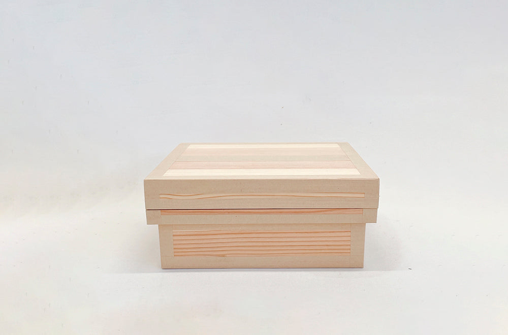 茶箱 Nori-S　収納ボックス 卓上サイズ 防虫防湿 保存容器 日本製 ナチュラル シンプル 木箱 インテリア茶箱キット