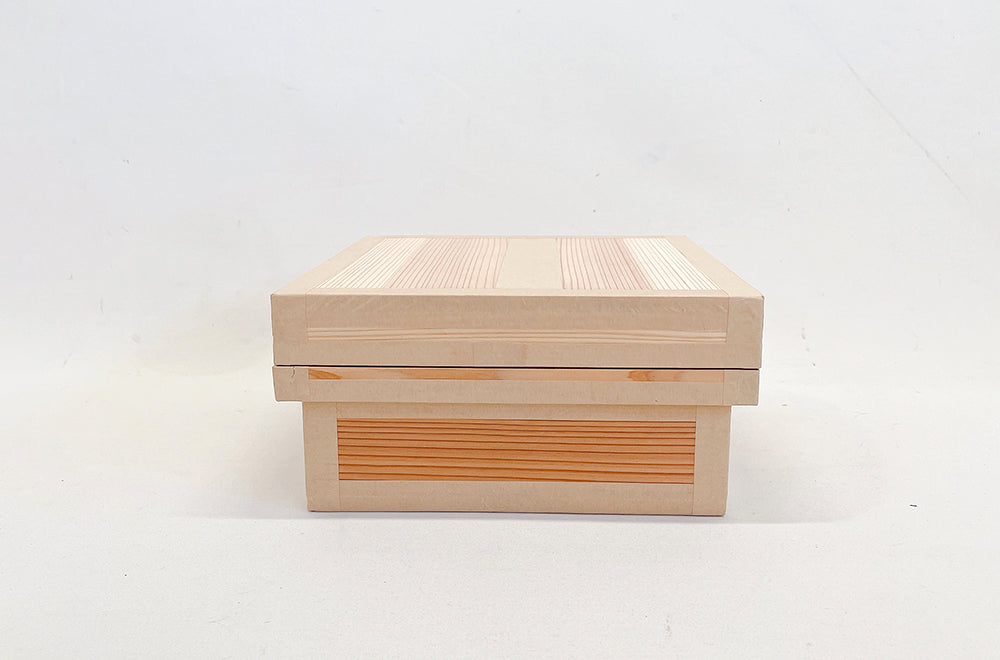 茶箱 Nori-S　収納ボックス 卓上サイズ 防虫防湿 保存容器 日本製 ナチュラル シンプル 木箱 インテリア茶箱キット