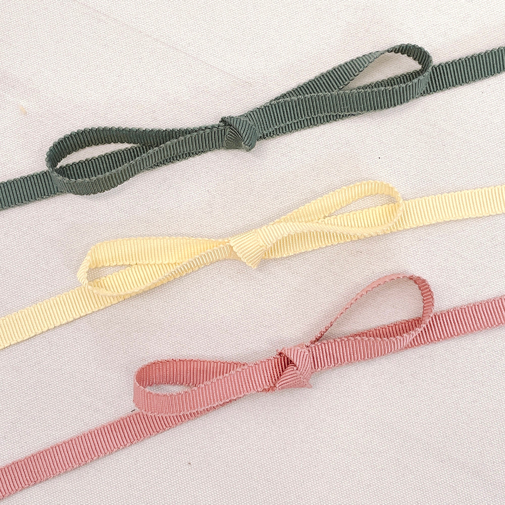グログランリボン（幅7mm）カルトナージュ リボン ハンドメイド 手芸 アクセサリー 材料 素材 パーツ 手芸 MOKUBA 木馬 /10cm ※50cm（個数5）以上10cm単位でご購入下さい