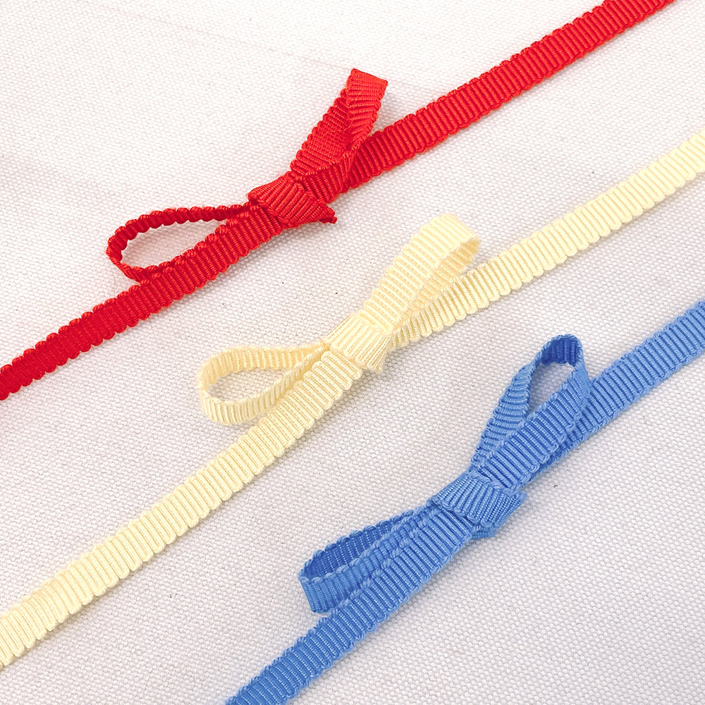 グログランリボン(幅5ｍｍ）カルトナージュ リボン ハンドメイド 手芸 アクセサリー 材料 素材 パーツ 手芸 MOKUBA 木馬 /10cm ※50cm（個数5）以上10cm単位でご購入下さい