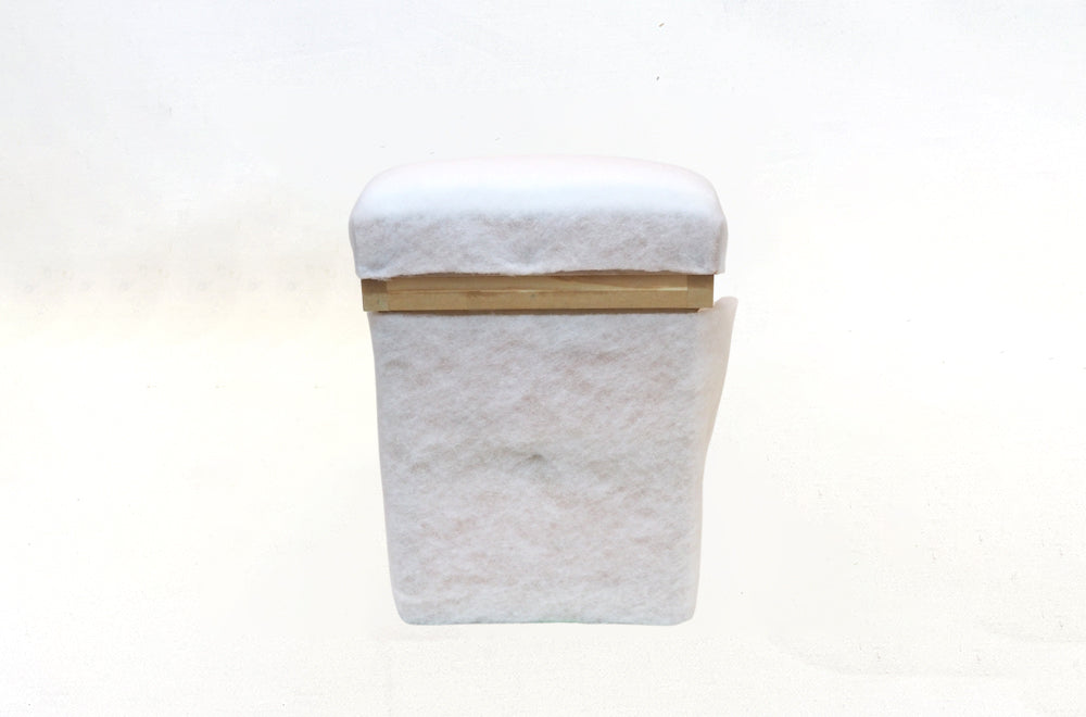 茶箱 STOOL　収納ボックス 中サイズ 防虫防湿 保存容器 日本製 ナチュラル シンプル 木箱 インテリア茶箱キット