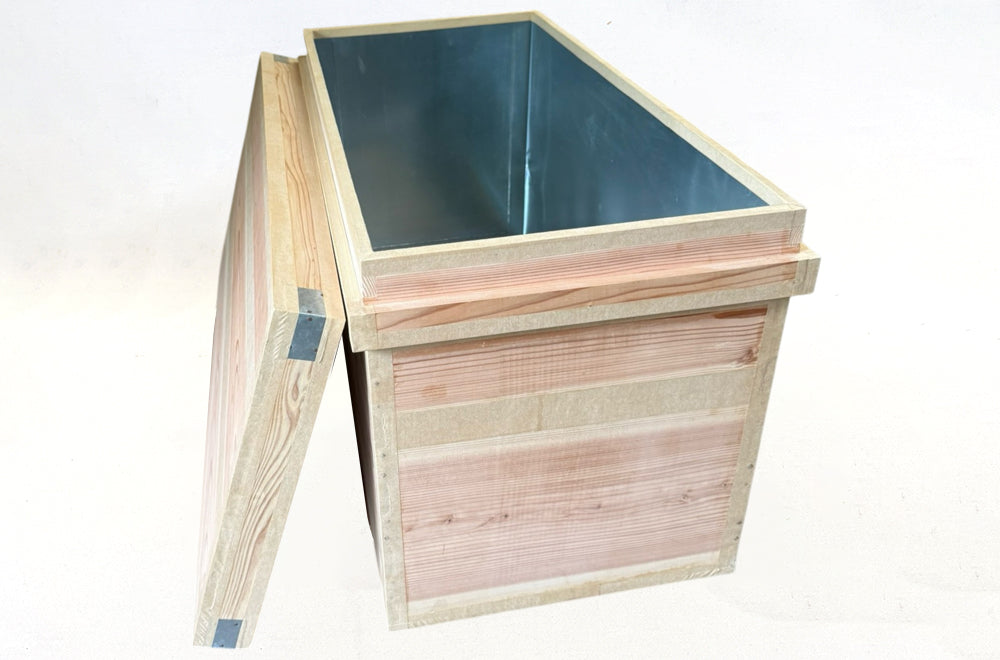 茶箱 60K　収納ボックス 特大サイズ 防虫防湿 保存容器 日本製 ナチュラル シンプル 木箱 インテリア茶箱キット