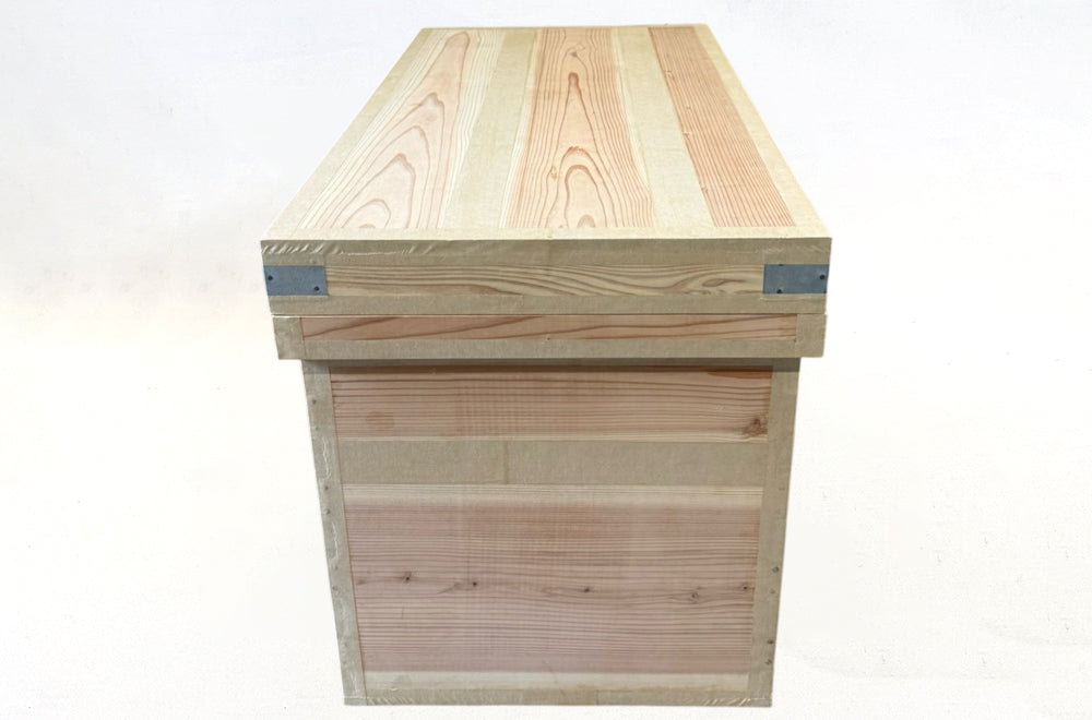 茶箱 60K　収納ボックス 特大サイズ 防虫防湿 保存容器 日本製 ナチュラル シンプル 木箱 インテリア茶箱キット