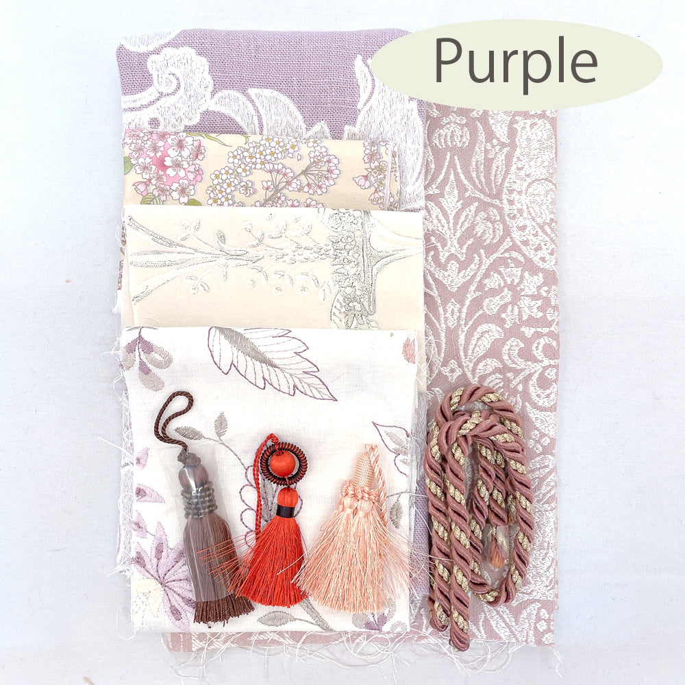 【お楽しみ福袋】モリス入りミニ生地・タッセルセット 5種