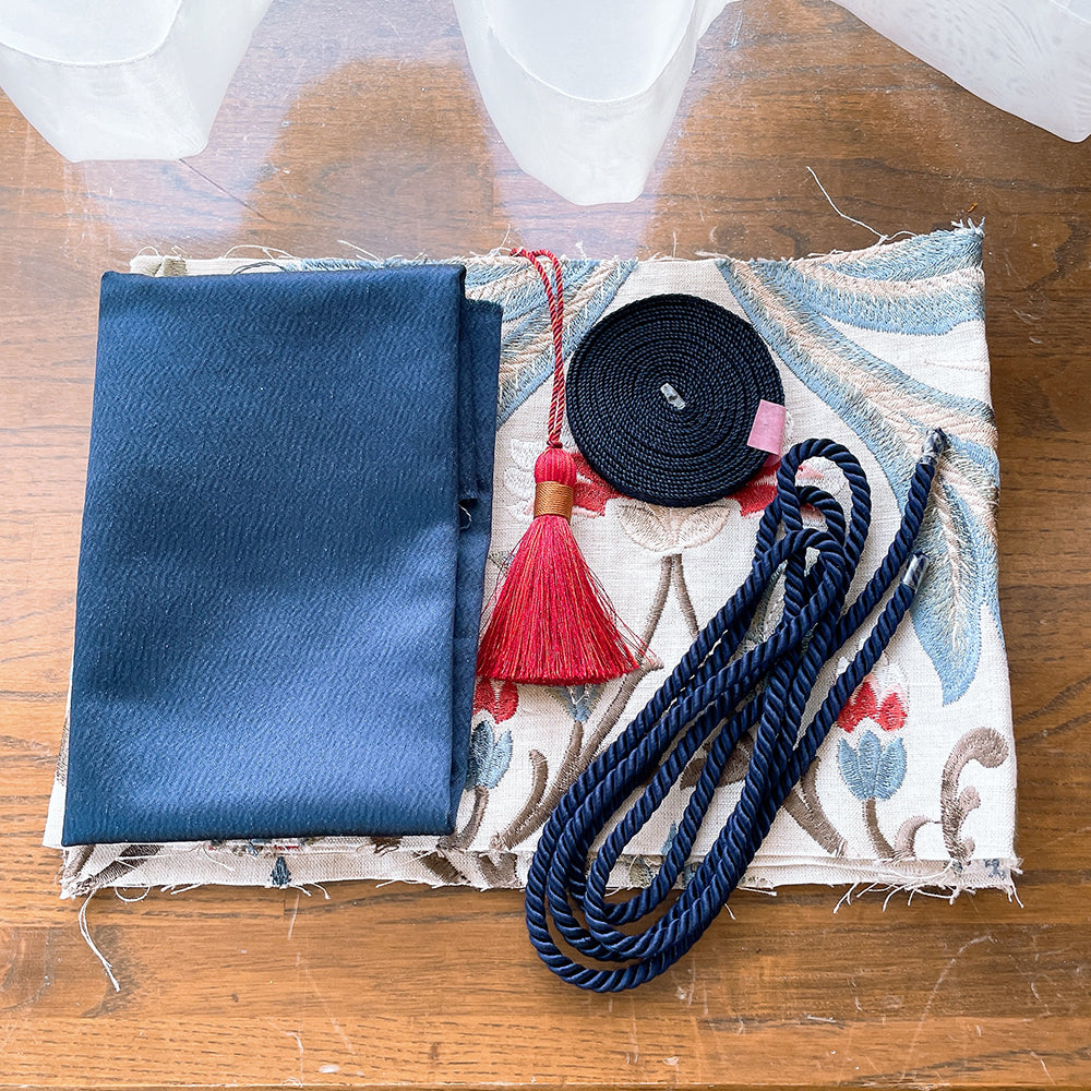 【お楽しみ福袋】Nori-Mアカンサ茶箱生地装飾セット＋茶箱キット付き！