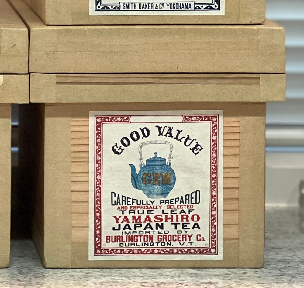 蘭字茶箱　「GOODVALUE」