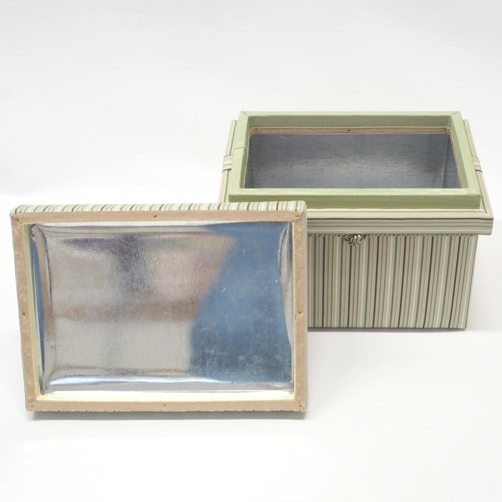 インテリア茶箱 1K型　小倉織 「凉雨」