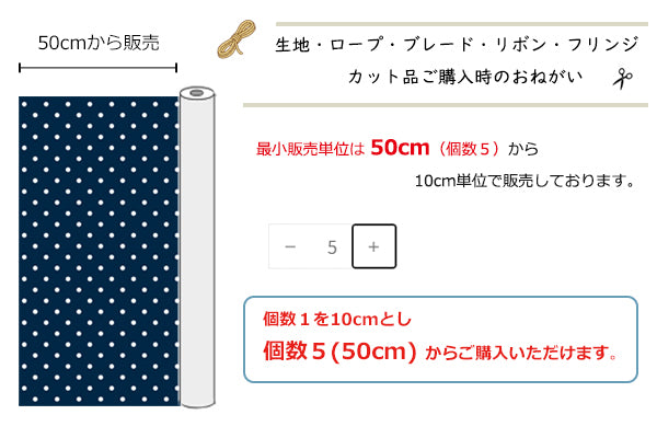 全3色　レース風バラ柄/10cm　※50cm（個数5）以上10cm単位でご購入下さい